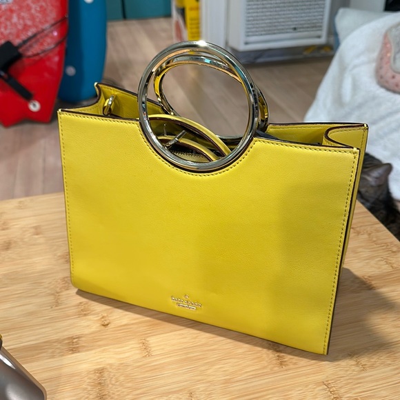KATE SPADE ROCK ROLL SATCHEL YELLOW - Picture 2 of 4